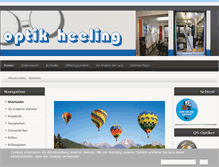 Tablet Screenshot of optik-heeling.de